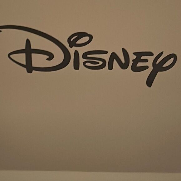 Disney Never Stop Dreaming Two Tone Clear Crystal Charm Necklace Silver Plated - Picture 4 of 9